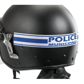 Décor casque Police Municipale MSA Gallet