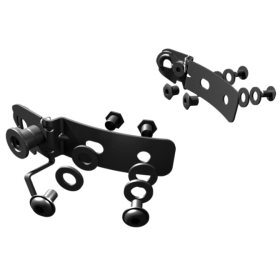 Paire de fixation pour écran balistique MSA Gallet