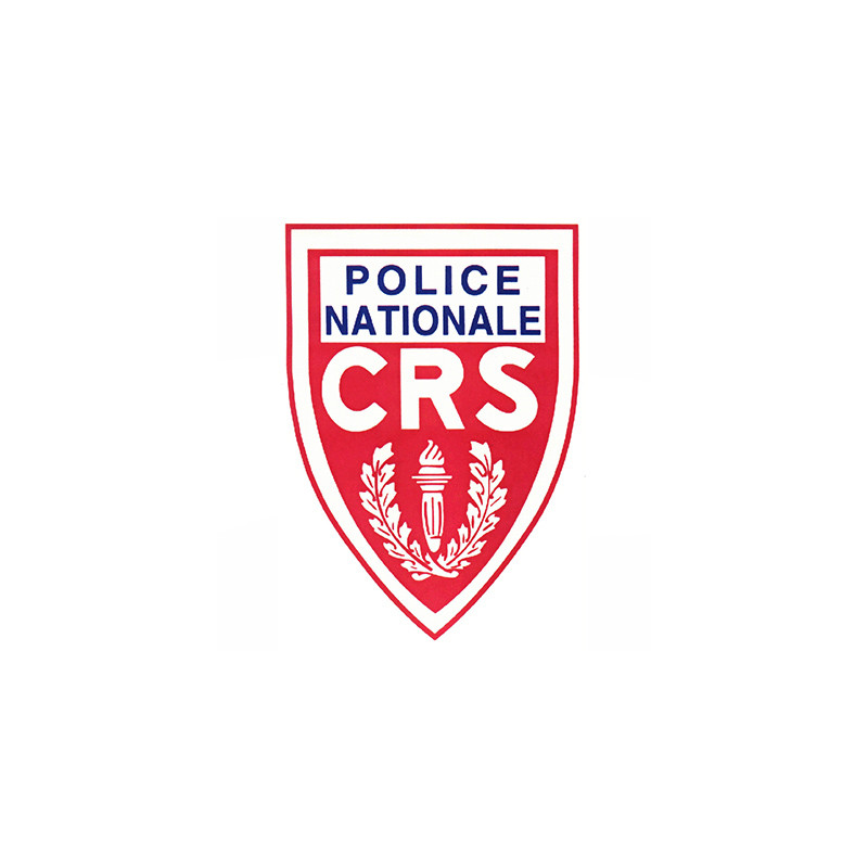 Écusson de Poitrine Police Nationale CRS 
