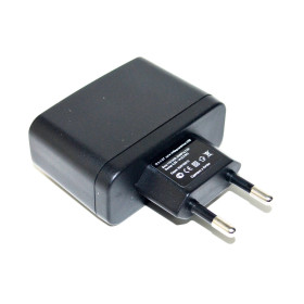 Adaptateur secteur prise double pour cordon de chargement USB KLARUS