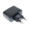 Adaptateur secteur prise double pour cordon de chargement USB KLARUS