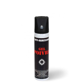Aérosol Lacrymogène Anti-agression Ininflammable Gel Poivre 75 ml