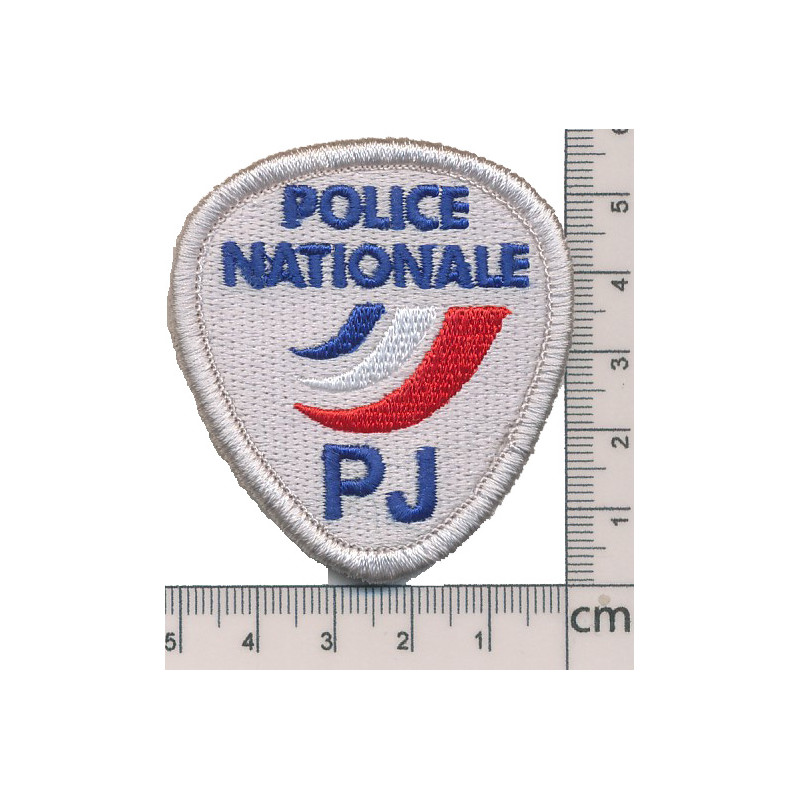 Écusson Police nationale - Taille : Mini pour Gilet Inter PJ 