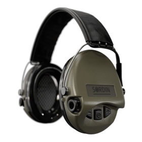 Casque Sordin SUPREME PRO PVC Serre-Tête - Vert Olive