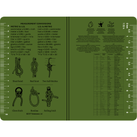 Modestone NOTEBOOK Military Vert 210 x 297mm A4 - Vert