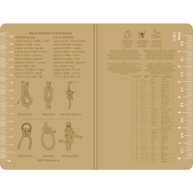 Modestone NOTEPAD Military Tan 96 x 148mm - Tan