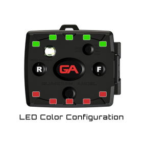 Micro-lampe LED portative de sécurité (rouge/vert)