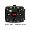 Micro-lampe LED portative de sécurité (rouge/vert)