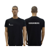 Tee Shirt MC Coton Imprimé GENDARMERIE Noir