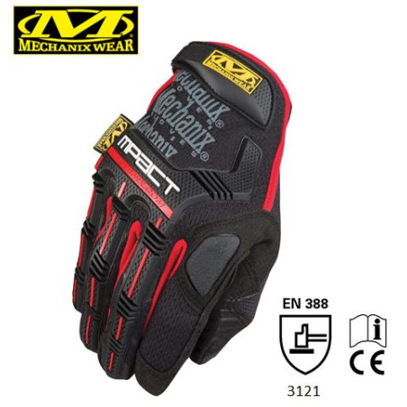Gants Mechanix M-PACT Automotive Noir / Rouge