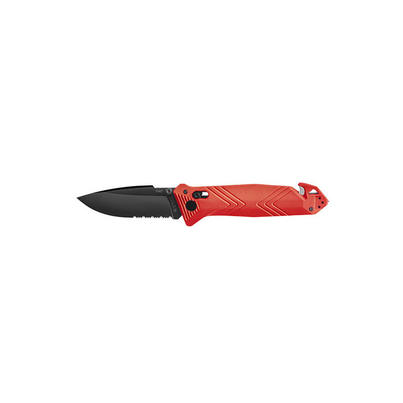 Couteau CAC Mixte - 4 fonctions - Rouge