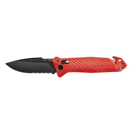 Couteau CAC Mixte - 4 fonctions - Rouge