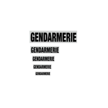 Bandeau  GENDARMERIE Rétro-Réfléchissant