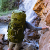 Sac à Dos de Trekking Osprey Aether 55 Garlic Mustard Green L/XL - 58L