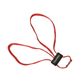 Menottes textile d'Entraînement rouge Euro Security Prod.